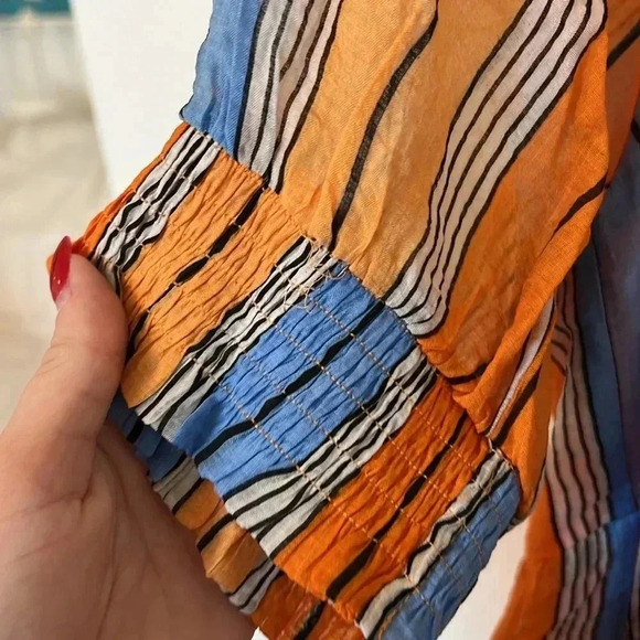 THML Dress size small blue and orange - Picture 5 of 6
